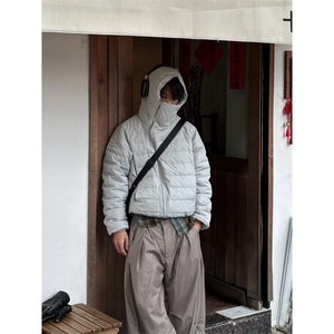 网图 美式cleanfit斜拉链排骨棉服 W1901/特P80图片