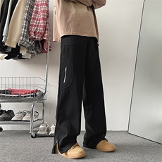 牛仔裤男ins高街直筒vibe美式街头复古拉链vintage裤子10228-p55，男装牛仔裤，星座1008-1