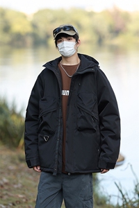 冬季户外冲锋衣高阶机能三防连帽登山服情侣工装棉衣2353R-P88图片