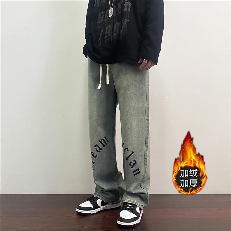 k820J-p65-控88薄款55控78加绒宽松大码牛仔裤cityboy图片