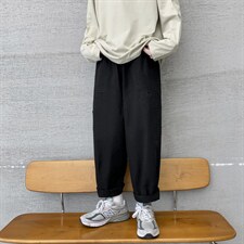 韩版百搭工装九分裤宽松夏季阔腿潮牌直筒中性休闲长裤K9186-p28图片