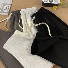港风休闲裤男港风宽松直筒拖地裤束脚裤卫裤KP755P40，男装休闲裤，星座1204-3