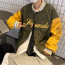 男秋季外套街头棒球服夹克外套双层J227P40，男装夹克，星座1116-2