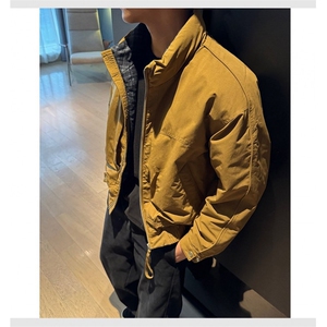 标50绒 轻熟风格纹拼接立领羽绒服YR02-P200图片