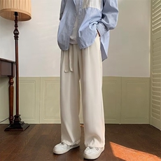 新款西裤港风西装休闲裤男韩版原宿风宽松直筒阔腿裤子K4461-P34，男装休闲裤，星座512-2
