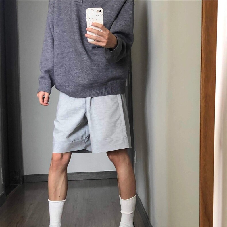 【有货】DMY291-P55高级感小V领毛衣男秋季宽松慵懒风针织秋季,男装针织衫/毛衣,星座603-2