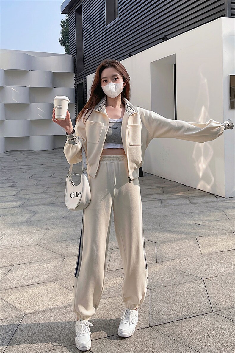 现货有买家秀春秋新款奶呼呼时尚套装两件2C187-82205-P145-K198,女装套装/套裙,2C187