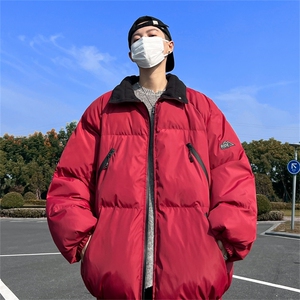 电商DSA028-MY2302 P105 冬季新款拉链设计棉衣外套面包服男图片