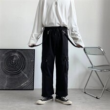 男春季潮流时尚背带裤长裤E15P35，男装休闲裤，星座1116-2