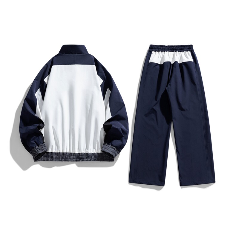 春秋季冲锋外套男款夹克男装中学生潮流拼接套装TZ0571-P113,男装休闲套装,星座308B-2