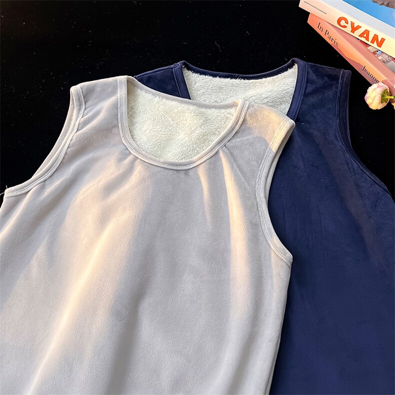 8XL-M德绒羊羔绒背心男加绒加厚保暖内搭坎肩马甲打底衫BR001P30,男装背心/马甲,电商B312
