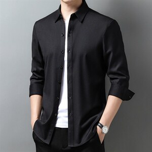 男式服装春秋季新款衬衫男长袖翻领休闲四季可穿衬衣XY2206-P60
