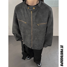美式夹克潮百搭痞帅休闲皮衣外套Y06-P90控128，男装夹克，电商A132（原电商B245）