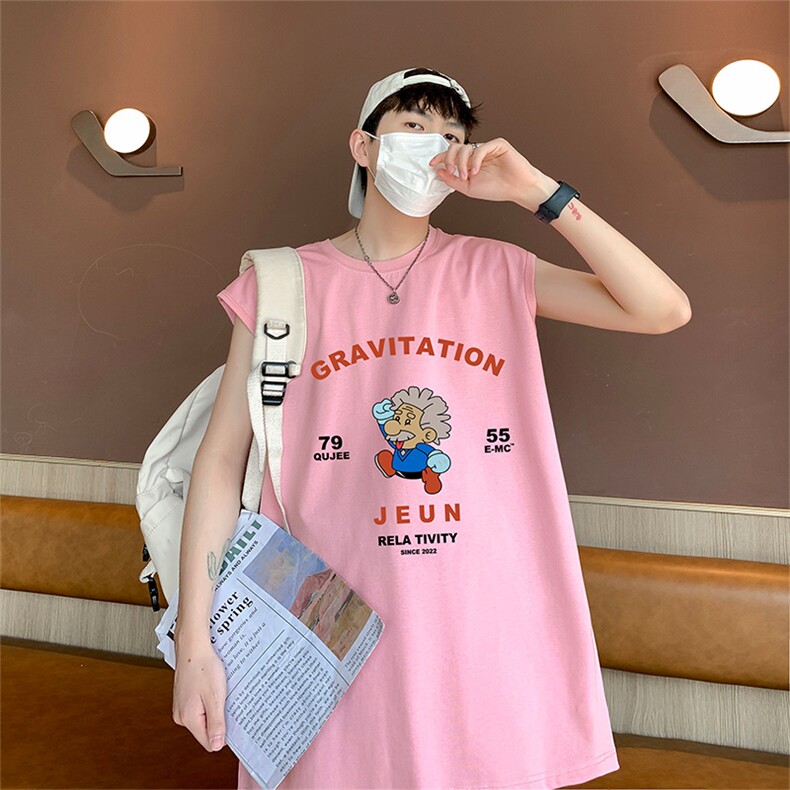 已注册抖音得物品质纯棉250克重磅男无袖背心T恤T597P28控39,男装T恤,电商C408(原B339-1)