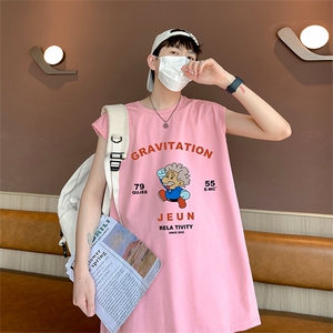已注册抖音得物品质纯棉250克重磅男无袖背心T恤T597P28控39图片