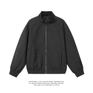 韩版秋装外套行政上衣服潮牌痞帅休闲立领工装夹克JK9213P90控138图片
