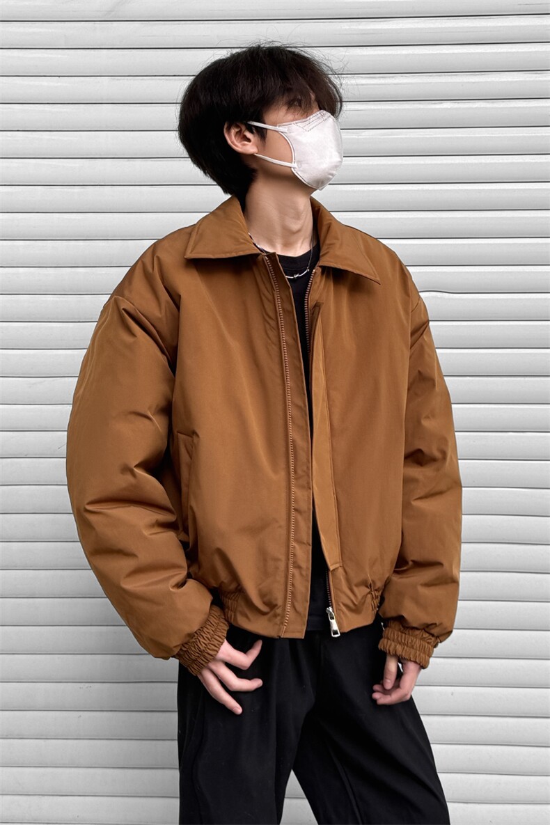 冬季新款2024飞行员夹克加厚棉衣美式短款翻领棉服外套S375-特P88,男装夹克,电商A233-1