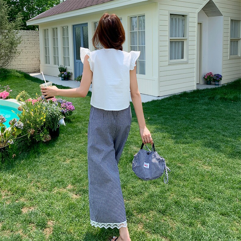 2025年夏季上衣加裤子两件套,女装套装/套裙,欣美人