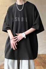 ！2023夏季新款男士立体硅胶潮牌宽松纯棉短袖T恤T2301P25，男装T恤，电商B220