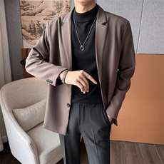 春款男女休闲西服开衫西装结婚伴郎服外套大码S-4XLJK380P58，男装西服套装，星座1013-1