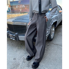 秋季新款设计感高级宽松设计弯刀休闲西裤B315-K25670-特p45控88，男装西裤，电商B315