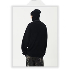 1506A/G60640/P43秋冬季男士高领毛衣慵懒风，男装针织衫/毛衣，星座1506A