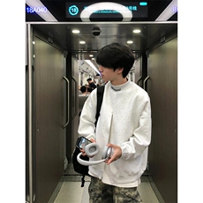 春秋美式半高领卫衣男时尚vibe拉链外套重磅宽松上衣男装W208，男装卫衣，星座1116A（原606A-3）