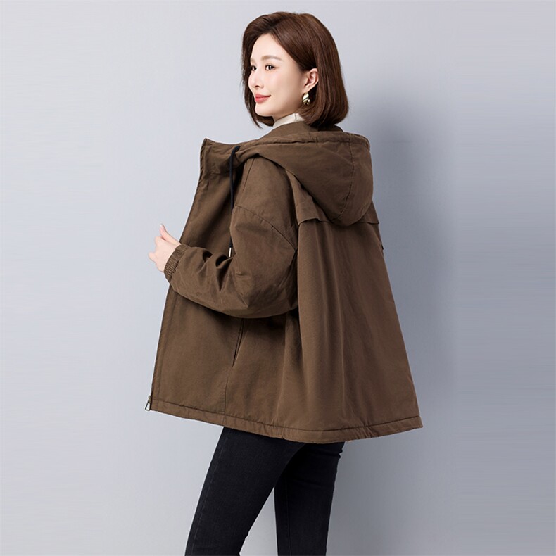 2024冬季加厚保暖纯棉款派克服911款,女装派克服,秋牧寒烟