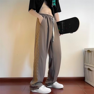 2023美式高街裤子男春秋季宽松直筒潮牌坠感阔腿PK43-P35图片