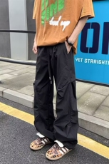 A2166TP35-夏季新款2025户外速干褶皱伞兵裤子男美式斜切冲锋裤，男装休闲裤，电商B241