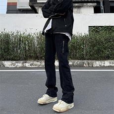 美式高街vibe风直筒长裤欧美痞帅男hiphop复古水洗牛仔裤，男装牛仔裤，星座301D-4(原星座1004-4）