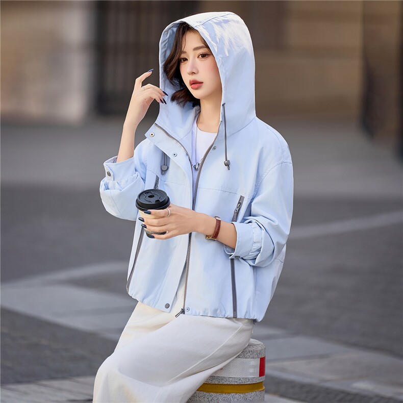 2026年春季休闲风外套，女装短外套，红依一坊