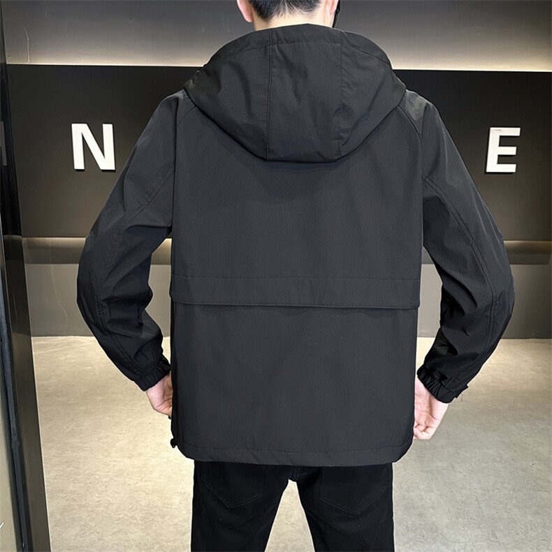 JK505-P902025秋季新款休闲百搭连帽外套青年帅气时尚潮流夹克,男装夹克,星座507A（原星座306B-2）