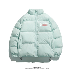 DT2201-TP7098冬季新款立领印花外套男潮牌休闲外套防水棉衣图片