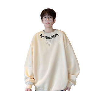 ！圆领卫衣男装港风长袖t恤男外套男 WY518-特P23图片