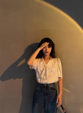 领别针波点小衫，其它，欧尼蒂