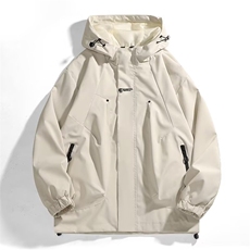 连帽青少年冲锋衣2025新款春秋薄款户外登山旅游服外套745/P52，男装夹克，星座506B