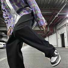 现货春季主推！男女中性宽松直筒拖地休闲裤NB702，男装牛仔裤，电商C303A