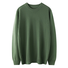 2025年秋季男士圆领肌理感羊绒衫时尚百搭通勤休闲，男装羊绒套衫，晨晟羊绒