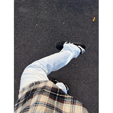 有货cleanfit白色牛仔裤男美式高街vibe裤子直筒微喇裤C112LL-P50，男装牛仔裤，星座1007（原301D）