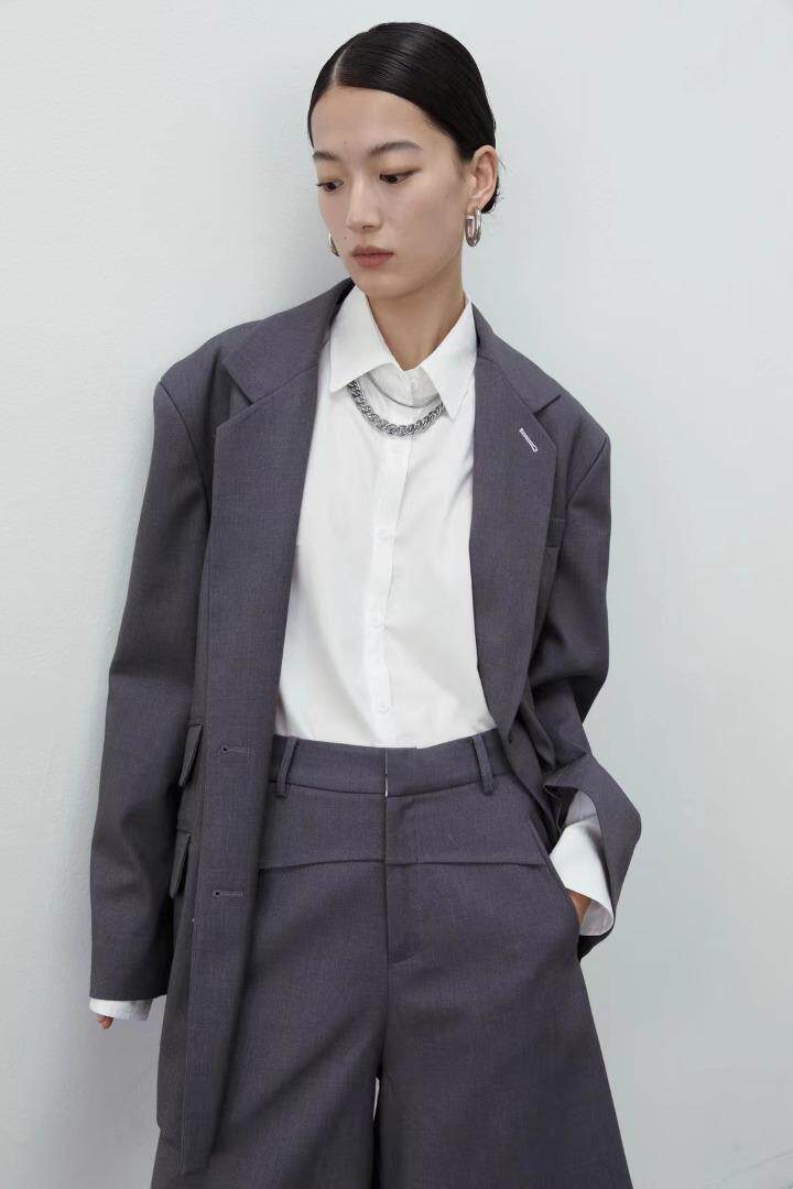 JY设计师款明线西装，女装西装，JY.OUBEN