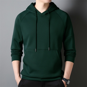 F2315秋冬新款男士卫衣纯色连帽打底衫中年爸爸装P58图片