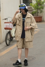 露营海电商A188-DW3401-TP70100聚酯纤维宽松短袖T恤衬衫控118，男装衬衫，电商A188