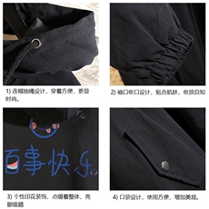 JK41183-P85加棉款-P115纯棉连帽夹克男士大码工装夹克男砖墙，男装夹克，电商A040A