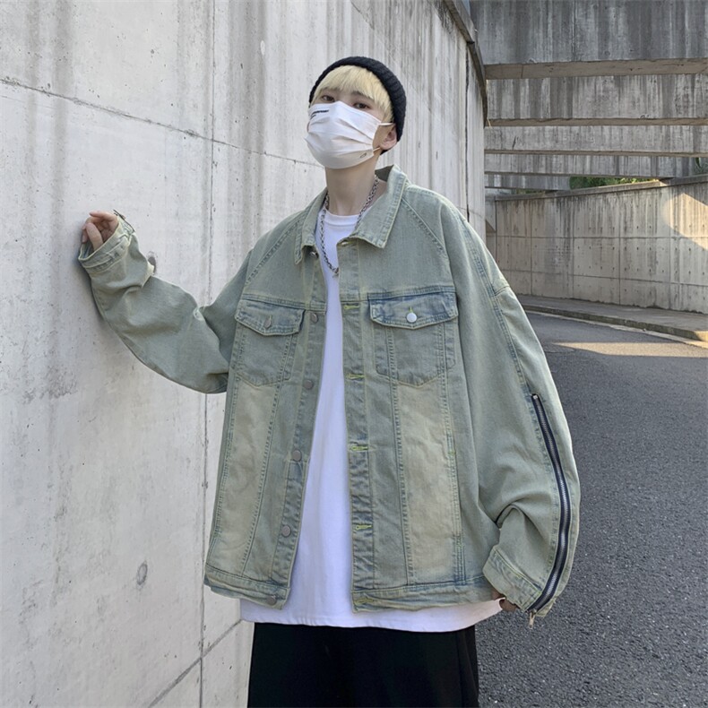牛仔外套男春季潮牌港风韩版潮流宽松休闲夹克衫JK0271-P68,男装夹克,星座308B-1