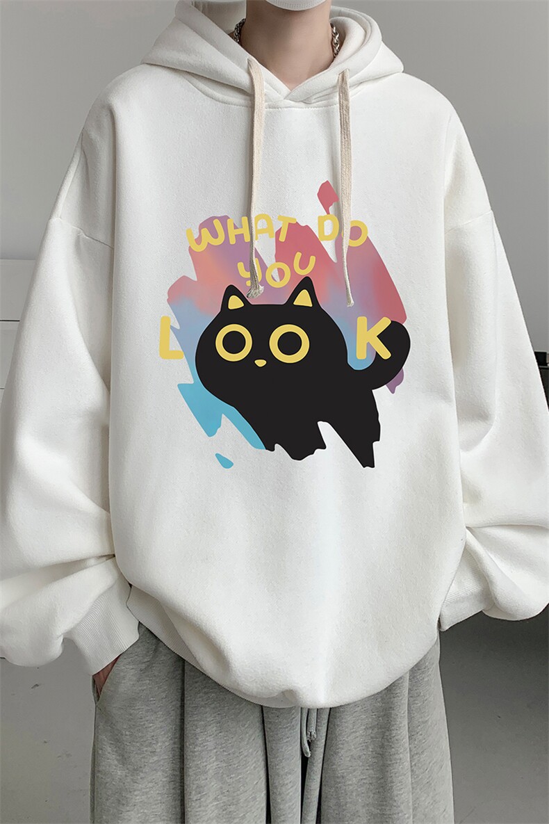 连帽卫衣男大码胖子帽衫大号运动服WY2454-P35,男装卫衣,电商A040