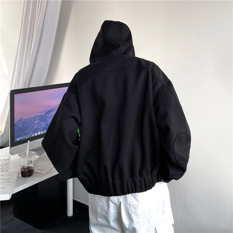 现货高品供得物抖音春装新款开衫短款卫衣潮218-7-Y108-P85-控108,男装卫衣,星座218-7