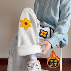 2025重磅华棉刺绣花朵直通休闲裤*CK2597*P35加绒42，男装卫衣，星座511-1