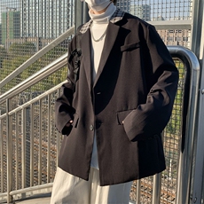 2023韩版潮流学院风小西装外套春季新款百搭休闲夹克衫W7081-P56，男装西服，星座512-2