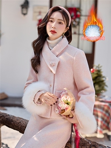 法式小香风羽绒套装女2025年冬季新款轻奢淑女高级感半身裙两件套图片